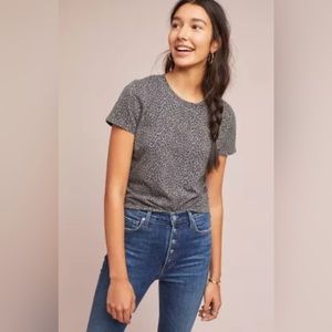 Anthropologie T. La Leopard T Shirt Large